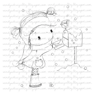 Santa Post Santa Post Digital stamp