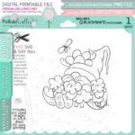 Gnome-Spring-Sheep- Gnome Spring Sheep digital stamp Polkadoodles