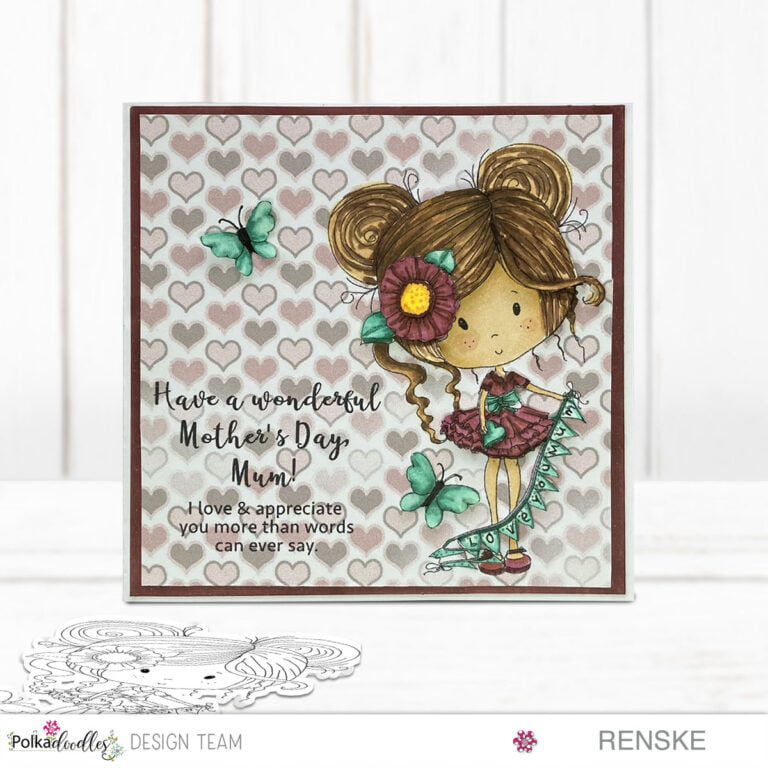 Finished Mother's day card.
