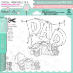 Gnome, Father digital stamp