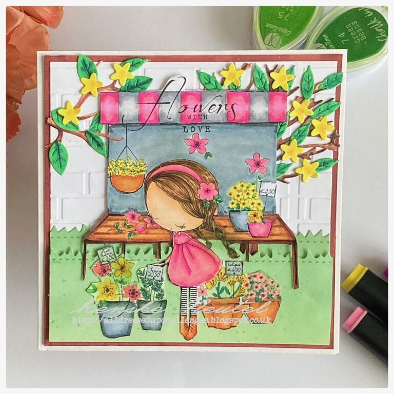 Flower power card