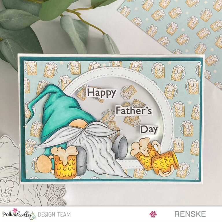 Featured image from this Father's Day Shaker card.