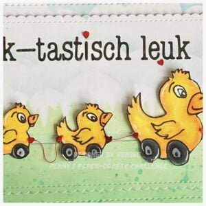 Close Up picture of the colored yellow ducks.