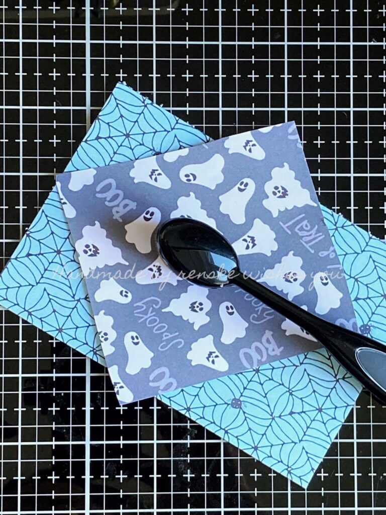 Pimping Halloween Pattern Papers with a Blending Too