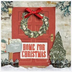 Close Up picture from the assembled card