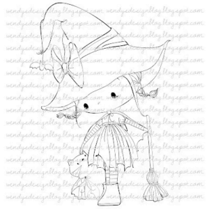 Halloween Dress Up digital stamp