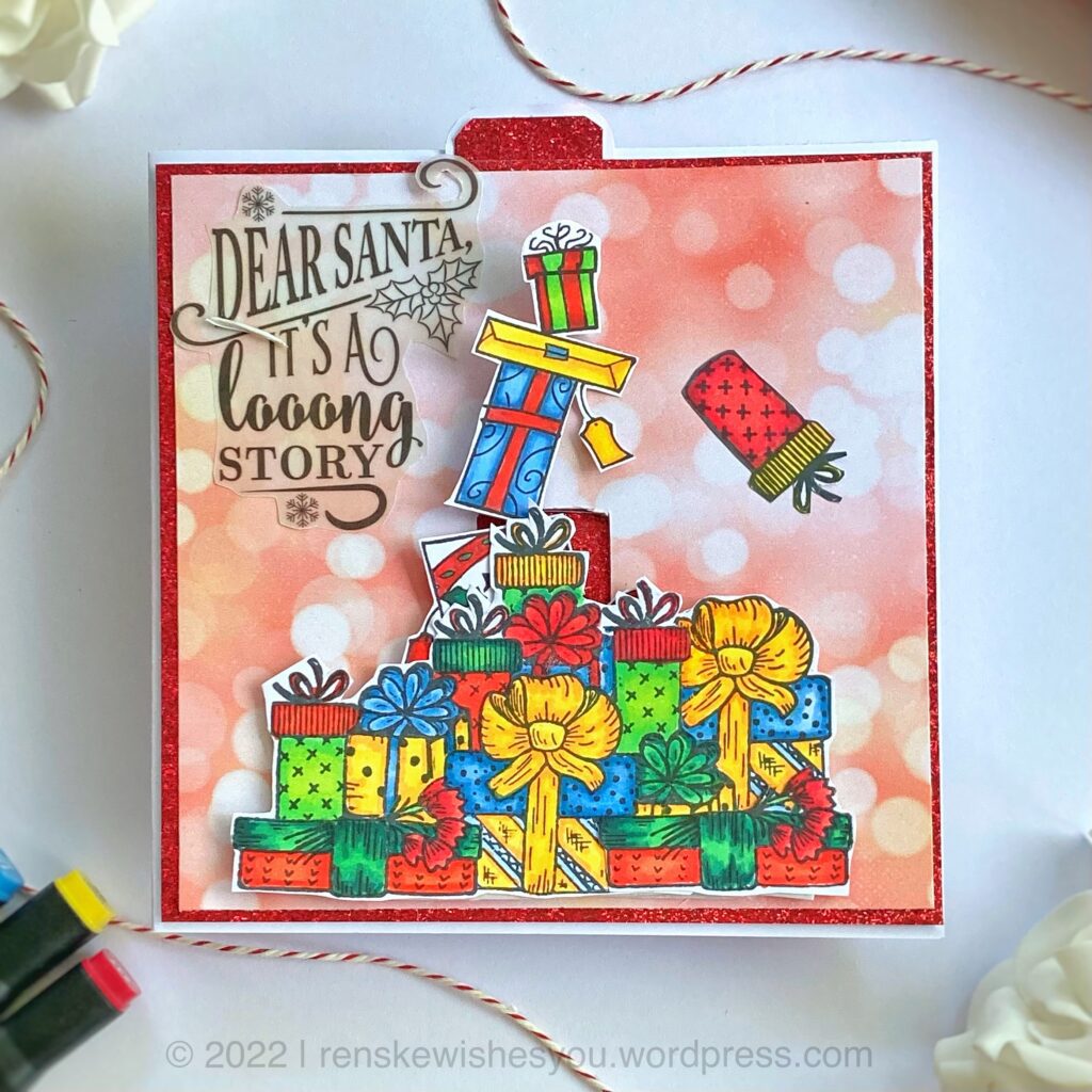 Christmas Humourus Slider card