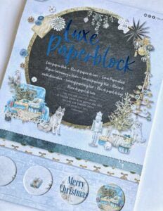 Christmas Luxe Paperblock Decotimecrafts