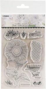 A picture of the clear stamp Sunflower set from StudiolightNL