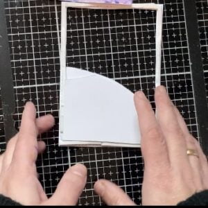 Picture showing that I am addinig the extra snowhill on the back of the frame.