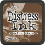 Mini Walnut Stain distress ink Mini Distress Ink Pad Walnut Stain