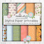 Autumn-Fox-set-2 pattern paper Autumn Fox set 2 pattern paper