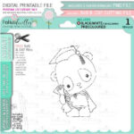 Graduation you passed - Noodle Panda Bear graduation you passed - Noodle Panda bear digital stamp from Polkadoodles