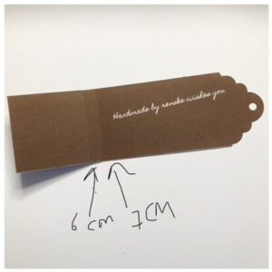 Flip flap piece Brown flip flap piece for this it's your birthday card