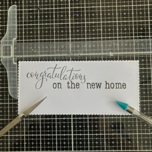 Materials to linke up the sentiment on the new home