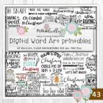 Gingerbread sentiment set from Polkadoodles